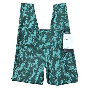 Nike One Printed Leggings | Vintage Green | Size XS | NWT